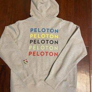 Peloton zip up hoodie.